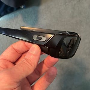 Polarized Oakley black gascan sunglasses